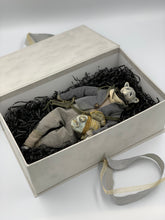 Load image into Gallery viewer, Bear with Gold fish. Collectible doll