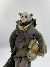 Load image into Gallery viewer, Bear with Gold fish. Collectible doll