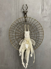 Load image into Gallery viewer, White rabbit with angel wings Reg-doll
