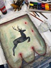 Load image into Gallery viewer, Christmas banner with deer
