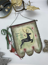 Load image into Gallery viewer, Christmas banner with deer
