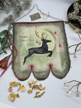 Load image into Gallery viewer, Christmas banner with deer
