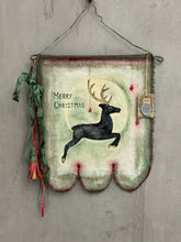 Load image into Gallery viewer, Christmas banner with deer
