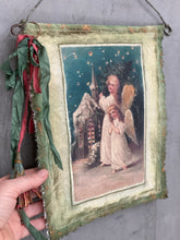 Load image into Gallery viewer, Christmas banner with angels
